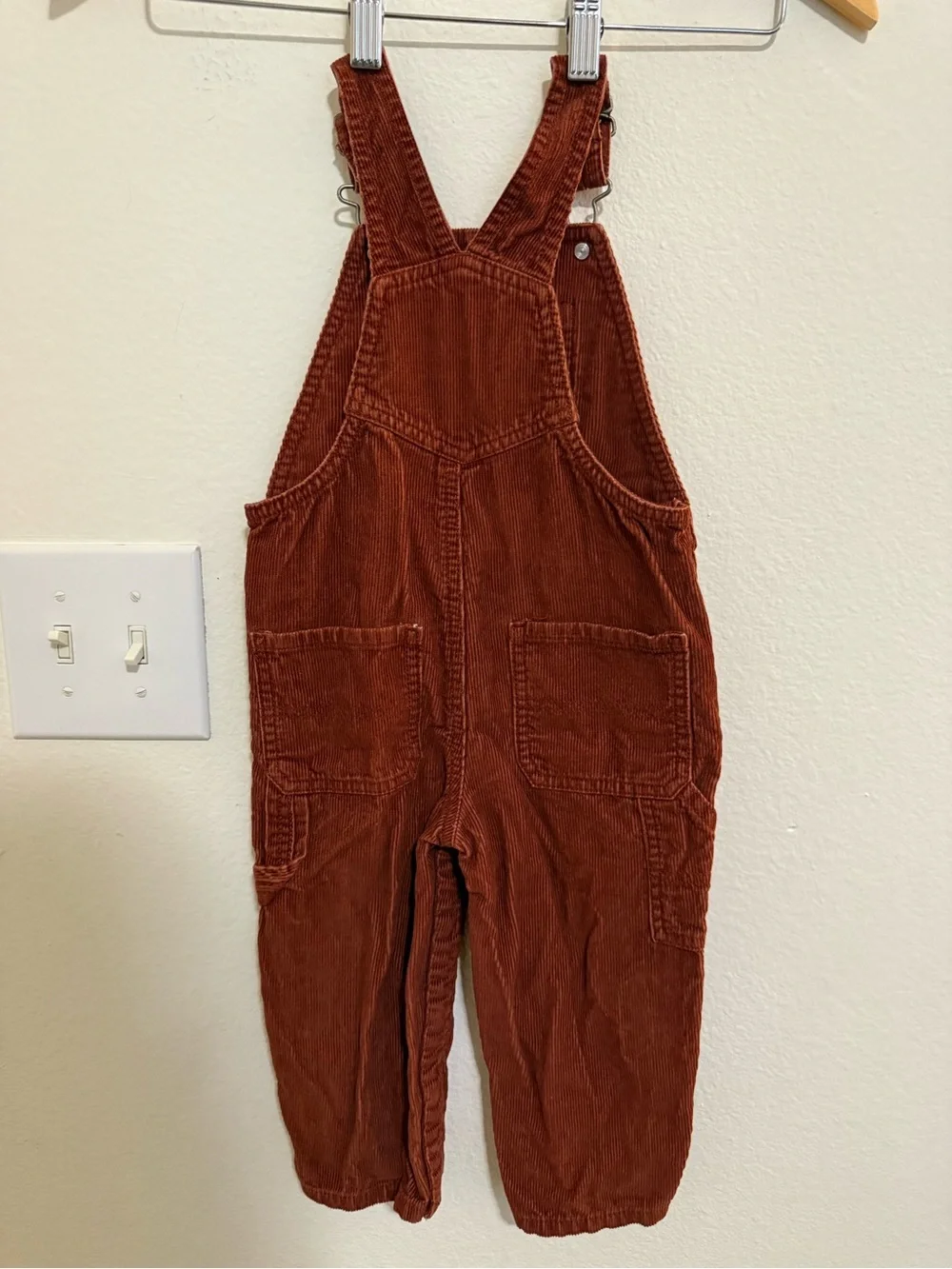 Carters’s Rust Corduroy Overalls